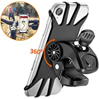 Vobon Soporte Móvil Bicicleta- Soporte Móvil Bici 360 Grados Anti Vibración Prevención De Caída Silicona Manillar Porta…